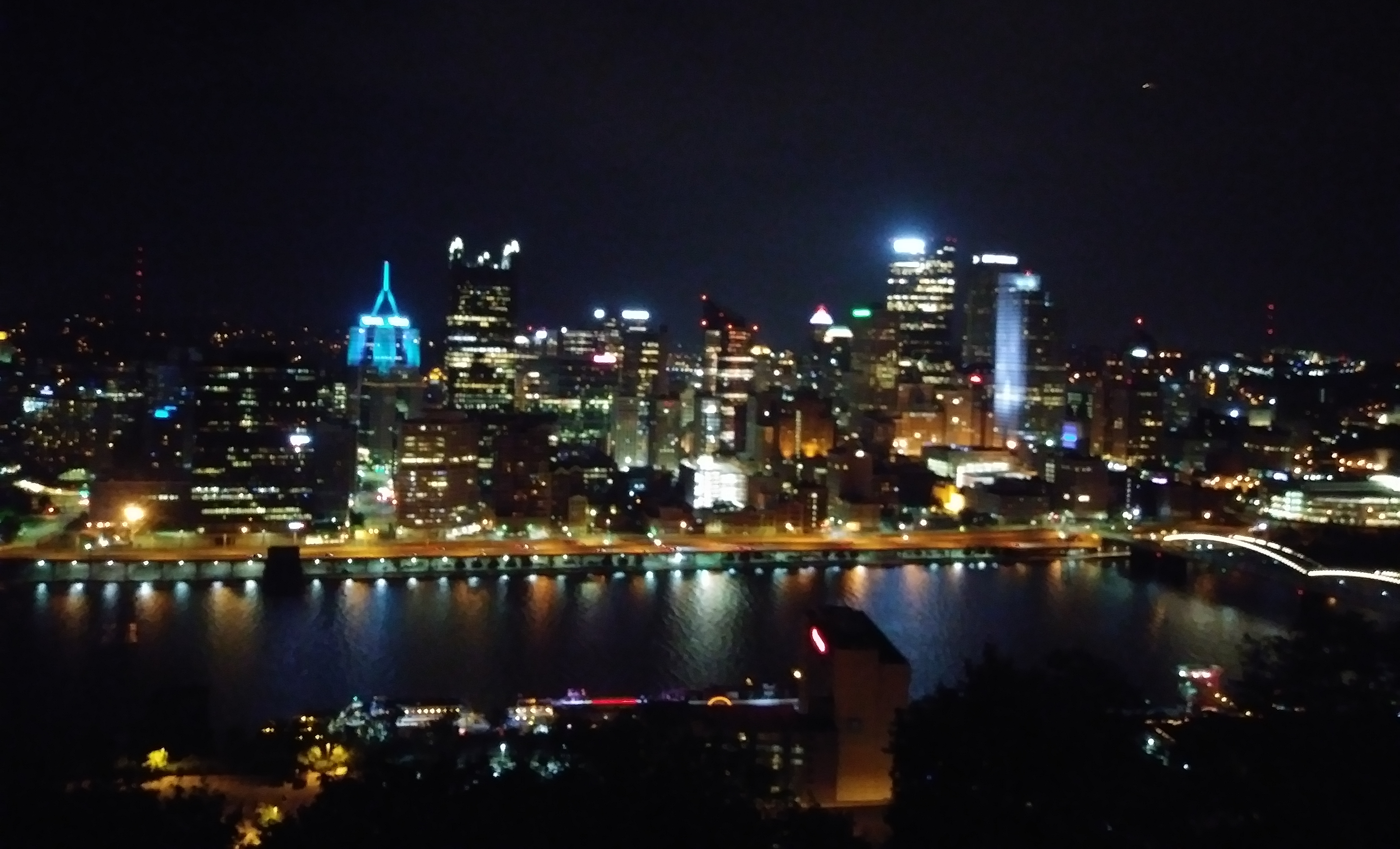 Pittsburgh at night